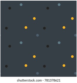 Funny little dots seamless pattern. Design for print, fabric, textile. Seamless wallpaper