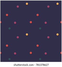 Funny little dots seamless pattern. Design for print, fabric, textile. Seamless wallpaper