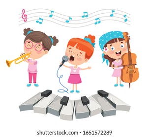 Funny Little Kids Performing Music
