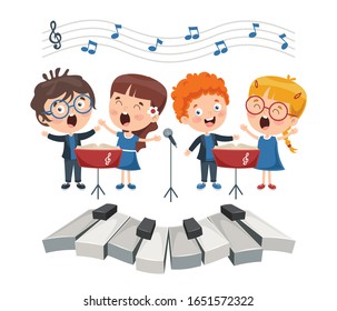 Funny Little Kids Performing Music