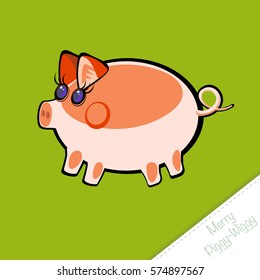 Funny little pig