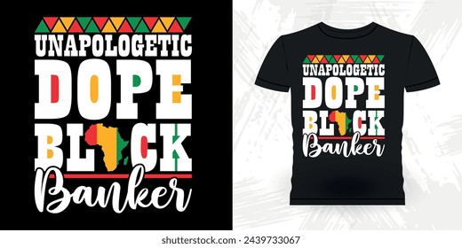 Funny Loan Officer Retro Vintage Banker T-shirt Design