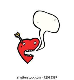 funny love heart cartoon