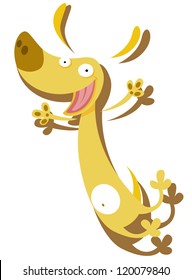 Funny mad dog