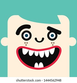 Funny Man Cartoon Character Vector Illustration Stock Vector Royalty Funny Man Cartoon Character Vector Illustration Stock Vector Royalty