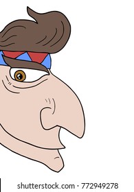 funny man face