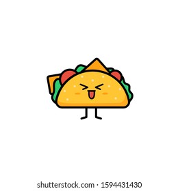 Funny Mascot sandwich Vector Design 