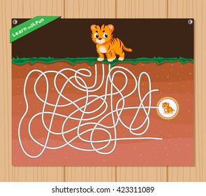 Funny maze game - beautiful educative for kid