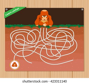 Funny maze game - beautiful educative for kid