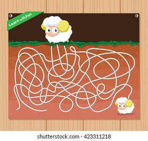 Funny maze game - beautiful educative for kid