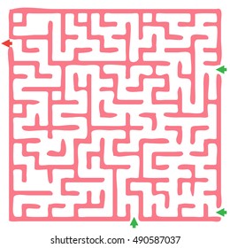 Funny maze game for kids. Quiz for Preschool Children