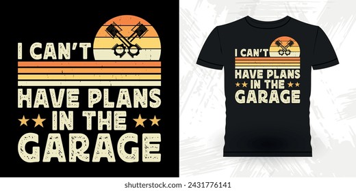Funny Mechanical Engineer Retro Vintage Mechanic T-shirt Design