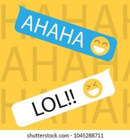 Funny messages icon vector illustration