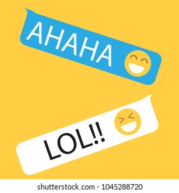 Funny messages icon vector illustration