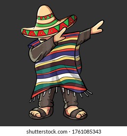 Funny Mexican Dabbing Fiesta Mexicana