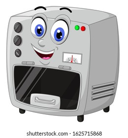 Funny Microwave Oven Toaster for Cooking and Kitchen Set Cartoon