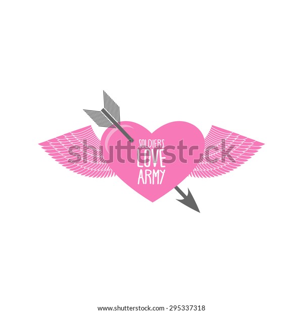 Funny Military Logo Emblem Army Soldier Stock Vector Royalty Free