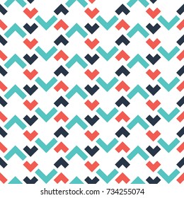 Funny mini heart pattern.