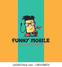Funny Mobile Logo Design
