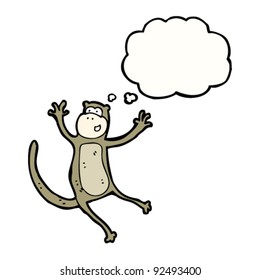 funny monkey cartoon character