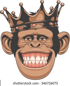 Funny monkey crown