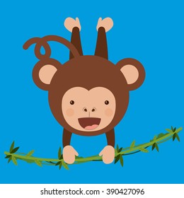 funny monkey  design 