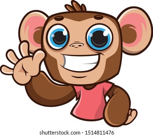 Funny Monkey emotions Sticker pack