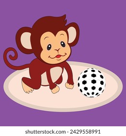 Funny Monkey Vector T-Shirt Design