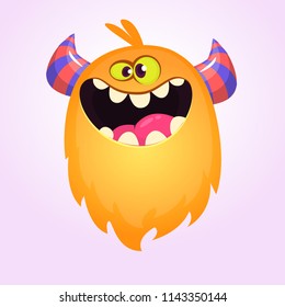 Funny monster character. Halloween monster vector illustration