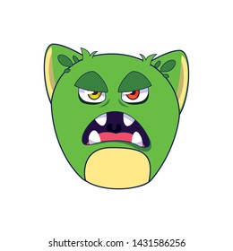 funny monster comic character avatar