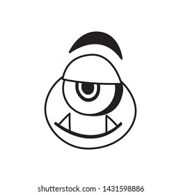 funny monster comic character avatar