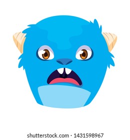 funny monster comic character avatar