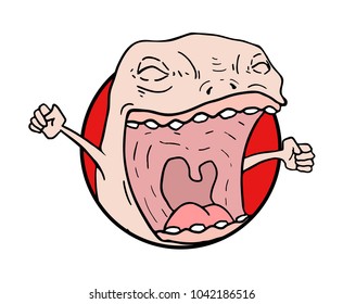 funny monster draw