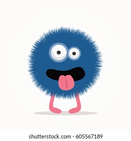 Funny monster illustration