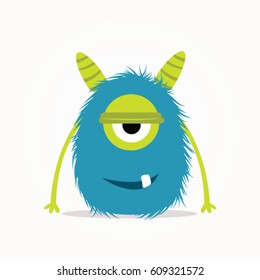Funny monster illustration