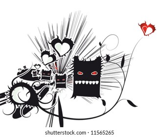 funny monster love
