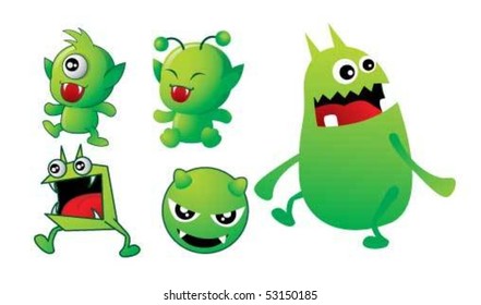 funny monster set