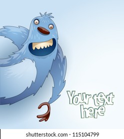 Funny monsters background 01, vector