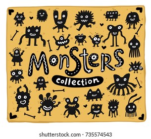 funny monsters collection