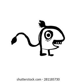 Funny monsters vector illustration