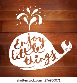Funny motivating lettering 