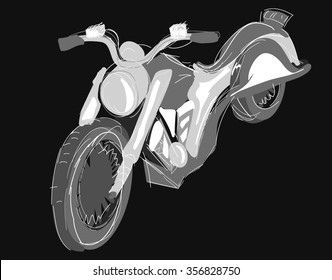 Funny motorcycle