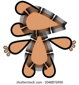 Helle Mausfigur für Kinderillustrationen, Avatar