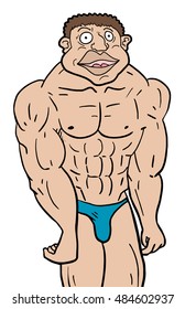 funny muscle body
