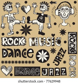 funny music doodles