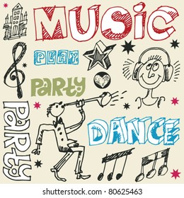 funny music doodles