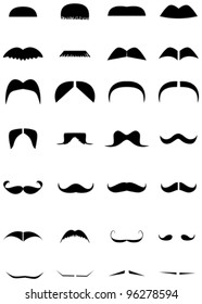 Funny mustache collection