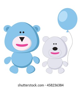 Funny naughty two bears