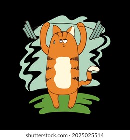 funny novelty for cat lover maternity t ( design vector illustration for use in design and print wall art poster canvas