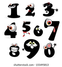 funny numbers collection smile